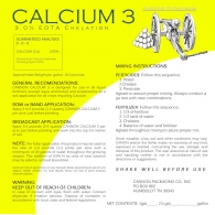 CALCIUM 3 (3% LIQUID Ca EDTA)