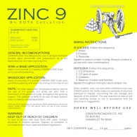 ZINC 9 (9% LIQUID Zn EDTA)